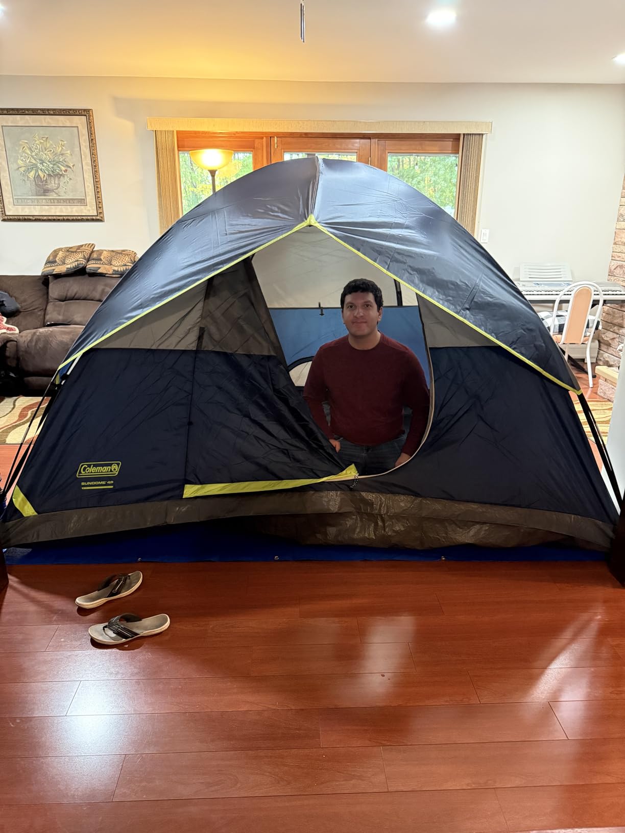 Coleman Sundome Camping Tent with Rainfly, 2/3/4/6 Person Tent Sets Up in 10 Mins, Weatherproof Shelter for Camping, Festivals, Backyard, Sleepovers, & More customer photo 1