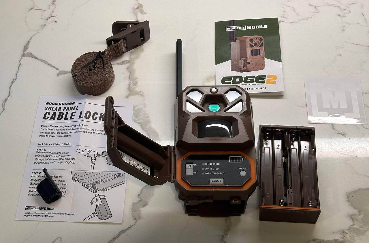 Moultrie Edge 2 Cellular Trail Camera - Auto Connect Nationwide 4G LTE - On Demand 36MP Photo - 1080P Video with HD Audio - 100 Ft Detection Range - Low Glow Flash customer photo 2
