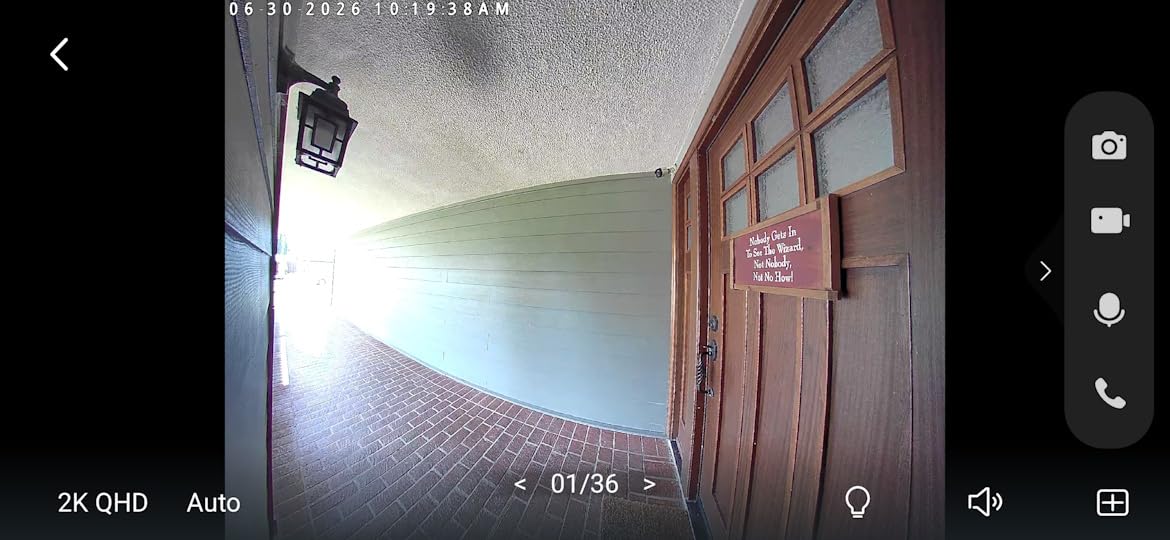Tapo 2K+ Wired or Battery Powered Smart Video Doorbell with Chime, D225 customer photo 1