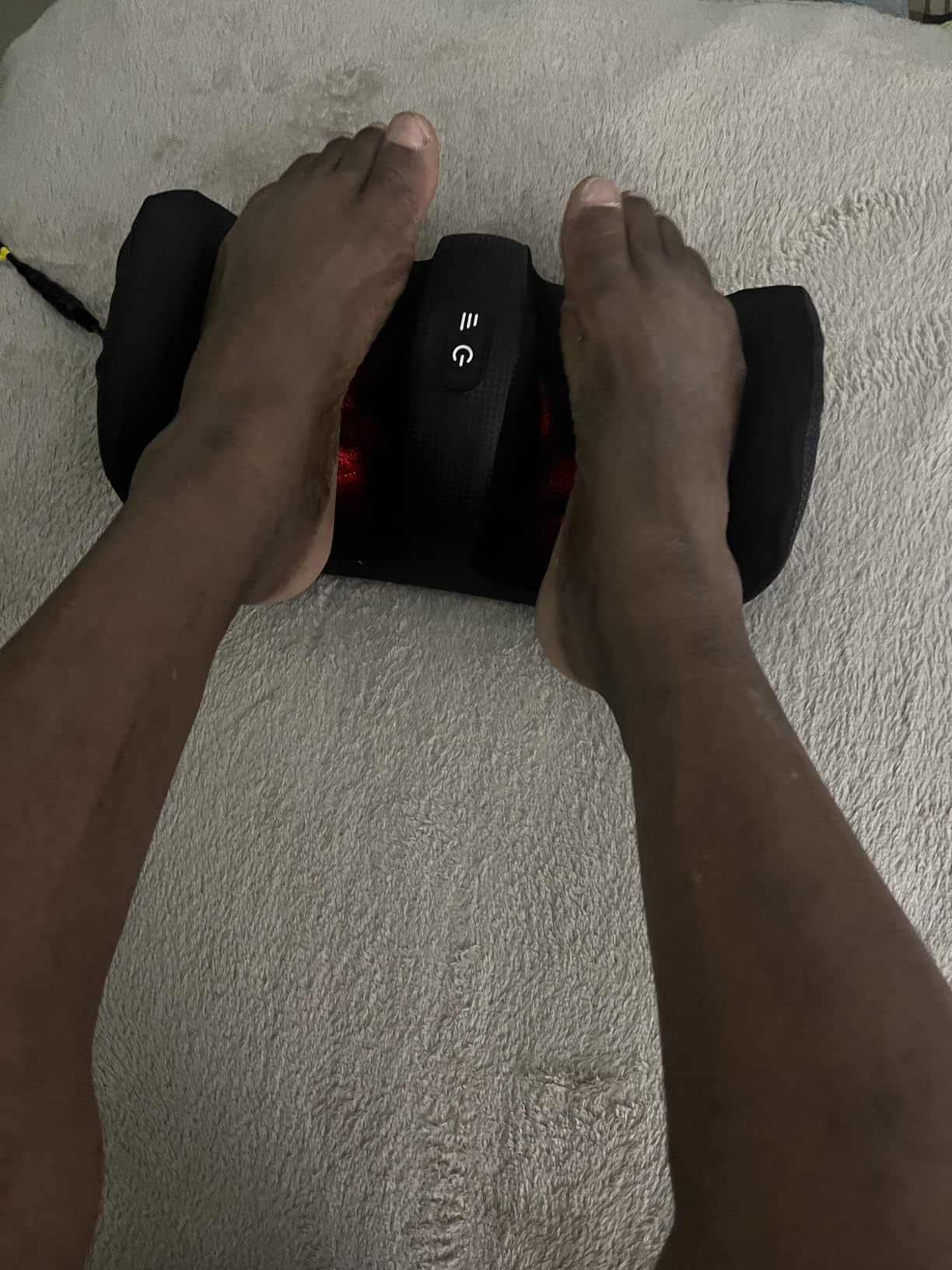 Nekteck Foot Massager with Heat & Foot Roller, Shiatsu Calf Leg Massager for Circulation and Neuropathy Pain Relief for Feet Care Home Office Gadgets Relaxing Massage Tools Gifts for Women Men Mom Dad customer photo 2
