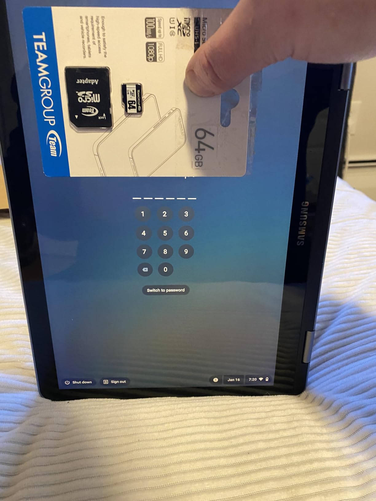 Samsung Chromebook Plus V2 360 2-in-1 Laptop w/Dual Webcam (12.2