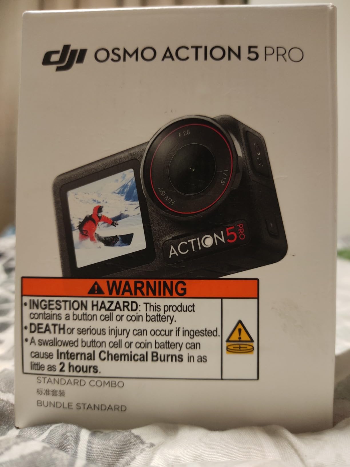 DJI Osmo Action 5 Pro Standard Combo, Waterproof Action Camera | 1/1.3