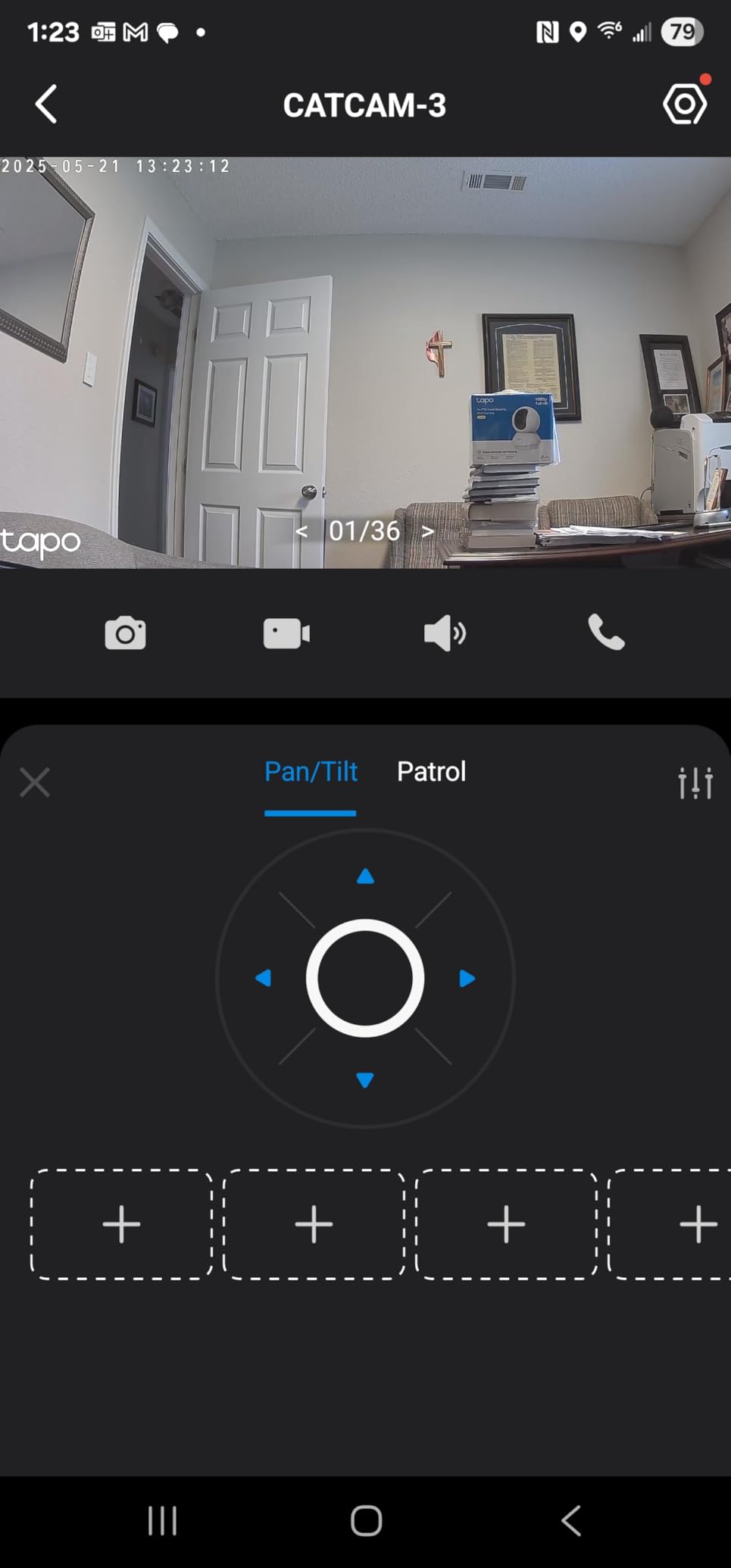 Tapo 1080P Indoor Pan/Tilt Wired Security Camera - Works as a Baby & Pet Monitor, Motion Detection, 2-Way Audio, Siren, Night Vision, Subscription-Free Local Storage or Optional Cloud, Black, C201 customer photo 1