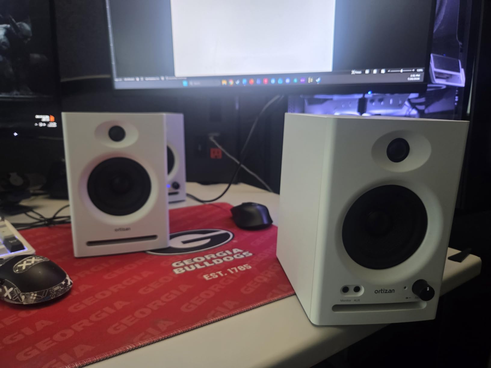 Ortizan C7 Powered Studio Monitors Pair with Bluetooth 5.3, Black | FOR HOME STUDIOS - Compact active monitors for music production, content creation, gaming and desktop audio customer photo 2