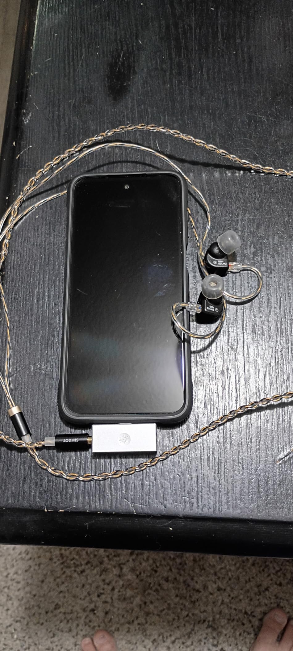 Linsoul Kiwi Ears Allegro Mini Portable IEM DAC, in Ear Monitor Amplifier | USB C to 3.5/4.4mm Output, with Custom Chip, High Resolution 32bit/384kHz, HiFi Earbuds Amp for Phone/PC, Silver customer photo 2