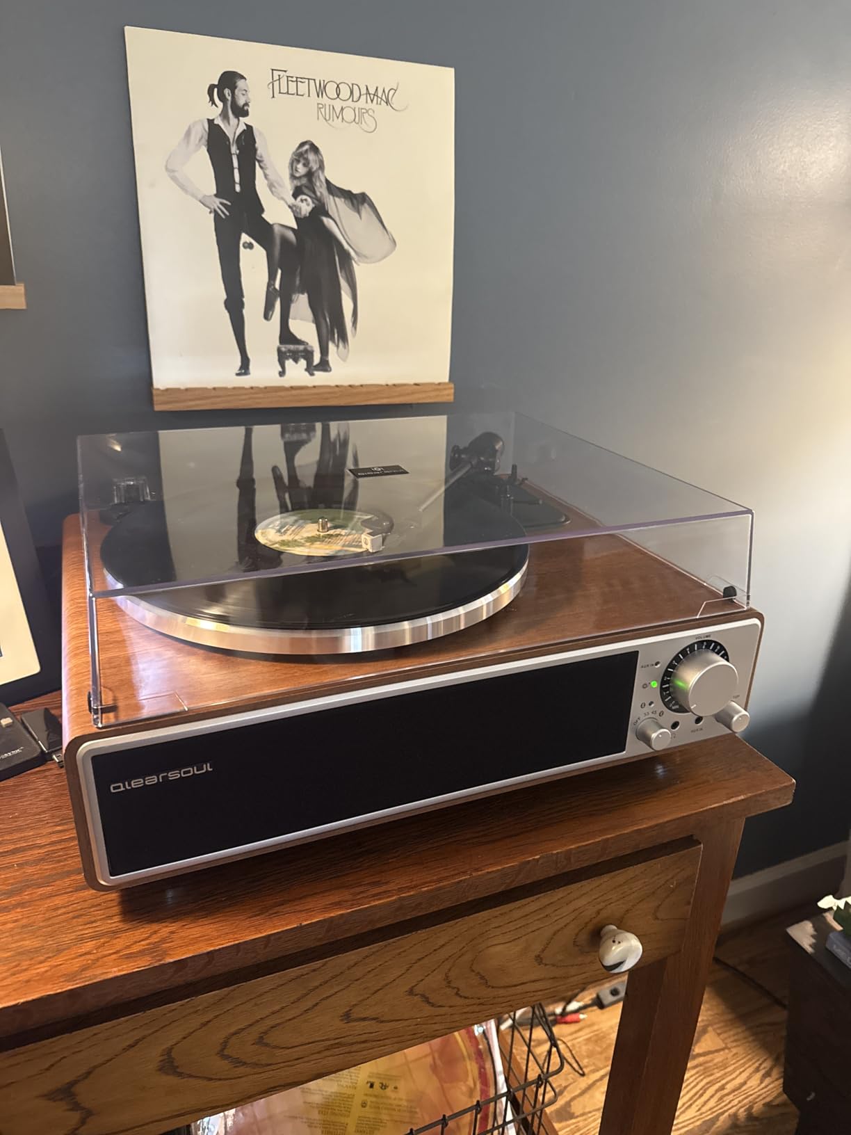 ONE-Q All-in-one Vinyl Record Player with Bluetooth 5.4 | HiFi Turntable Built-in Speakers, Phono Preamp, AT-3600L Cartridge, 33/45 RPM, Auto Off customer photo 1