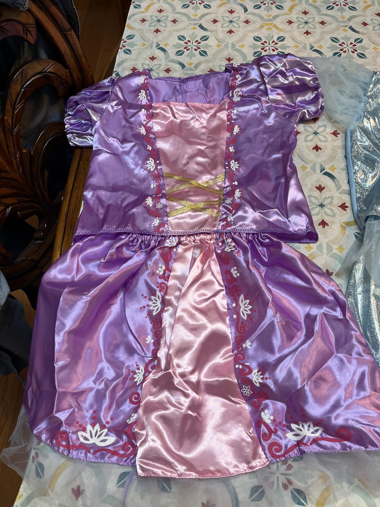 LIMIROLER Princess Dress Up Clothes for Little Girl Role Play Costume Gift Set Princess Dress Up Toys for Toddler Girls customer photo 2