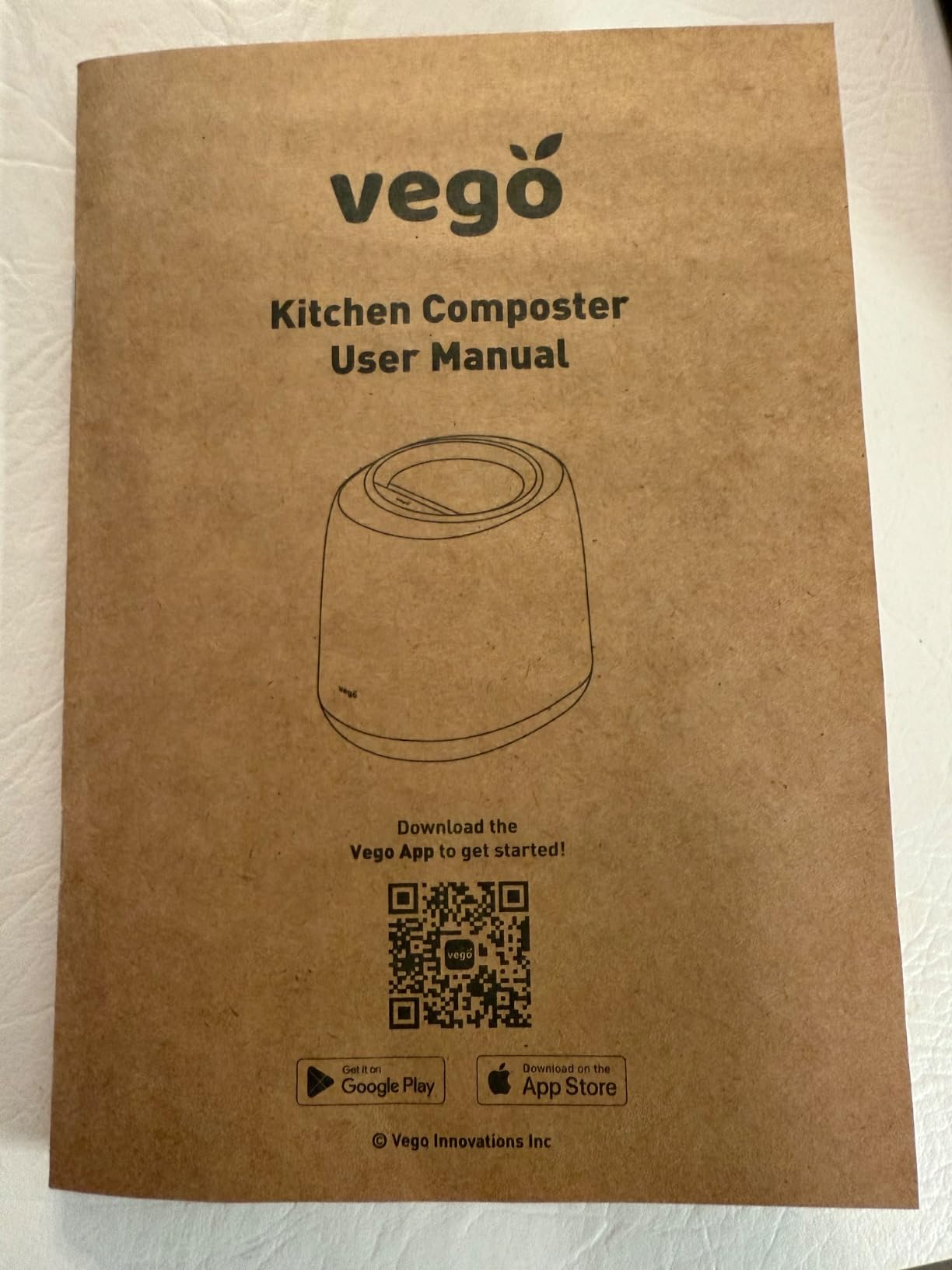Vego Kitchen Composter, 4L Electric Composter Countertop 5 Modes Weight-Based Smart Compost Bin with App Odorless Auto-Cleaning Food Waste Compost Machine Indoor, Black customer photo 2