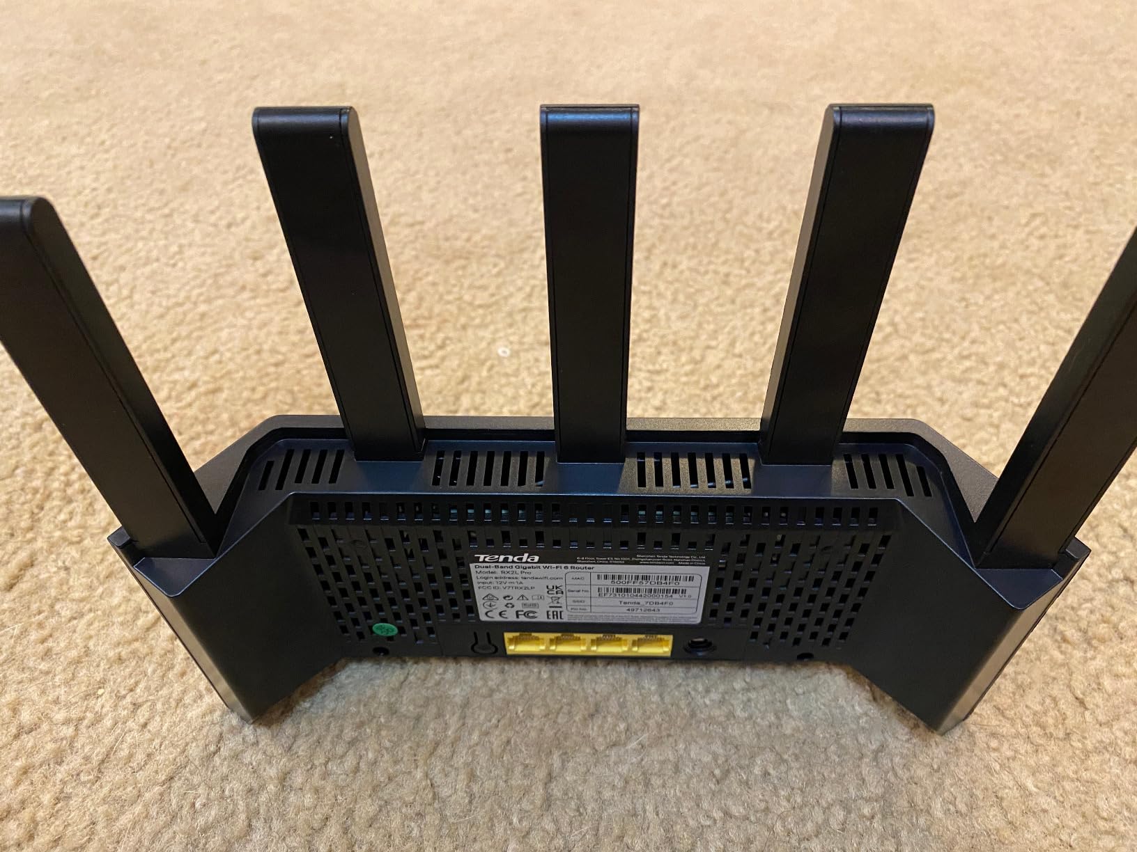 Tenda AX1500 WiFi 6 Router (RX2L Pro) - Smart Dual Band Gigabit WiFi Routers for Home, Vertical Design with 4 GE Ports, Long Range Coverage, VPN Support, WPA3, Easy Setup & Parental Controls customer photo 1