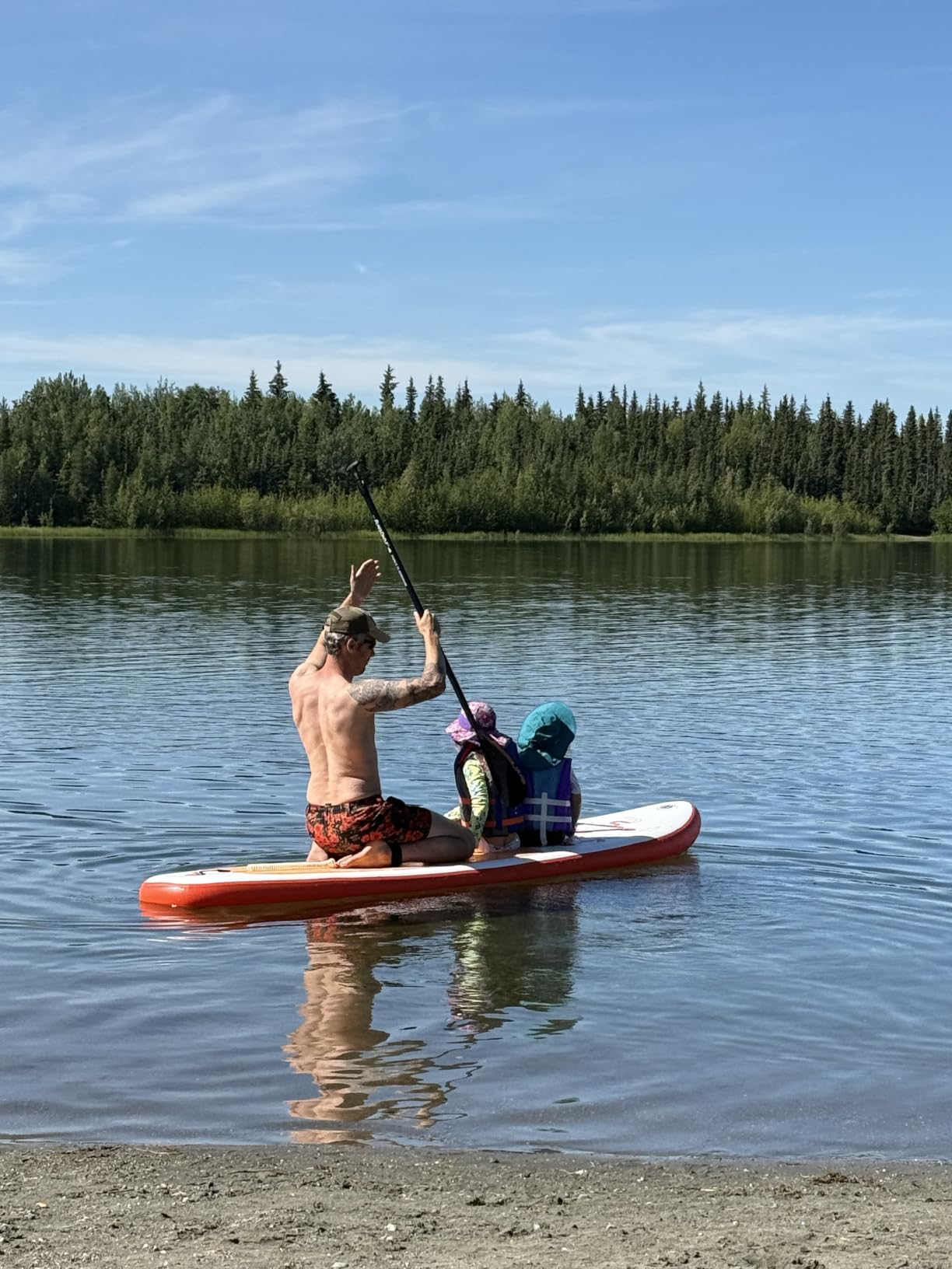 FunWater Inflatable Ultra-Light Stand Up Paddle Board for All Skill Levels with Premium SUP Paddleboard Accessories,Non-Slip Comfort Deck for Youth & Adults customer photo 1
