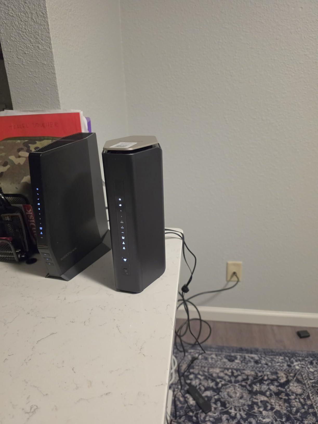 NETGEAR Nighthawk Tri-Band WiFi 7 Router (RS600) - Router Only, BE18000 Wireless Speed (up to 18 Gbps) - 10 Gig Internet Port - Covers up to 3,300 sq. ft., 150 Devices - Free Expert Help customer photo 1
