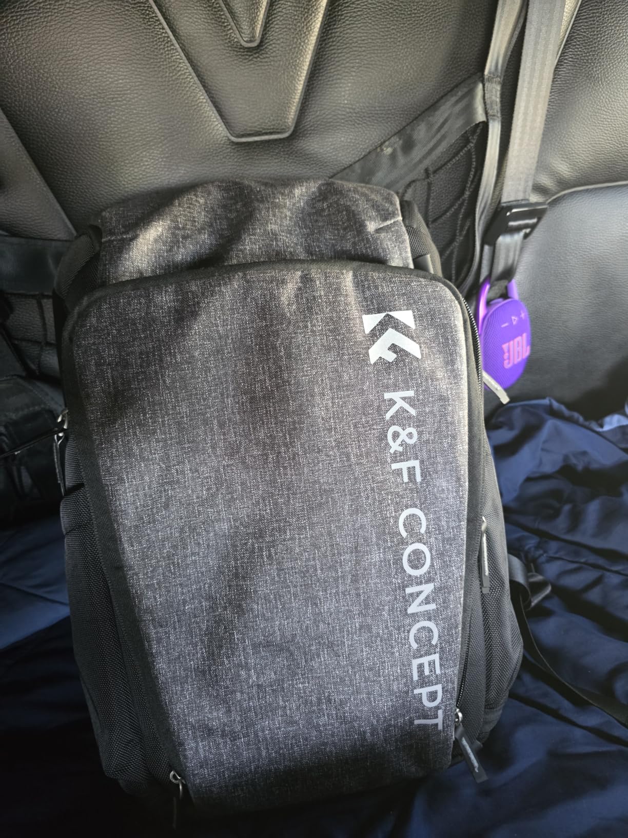 K&F CONCEPT Camera Backpack, 22L Expandable Camera Bag with Rain Cover | with Tripod Holder & 15.6in Laptop Compartment, Quick Access & Water Resistant for Canon/Nikon/Sony/DJI/DSLR Mirrorless, B06 customer photo 1