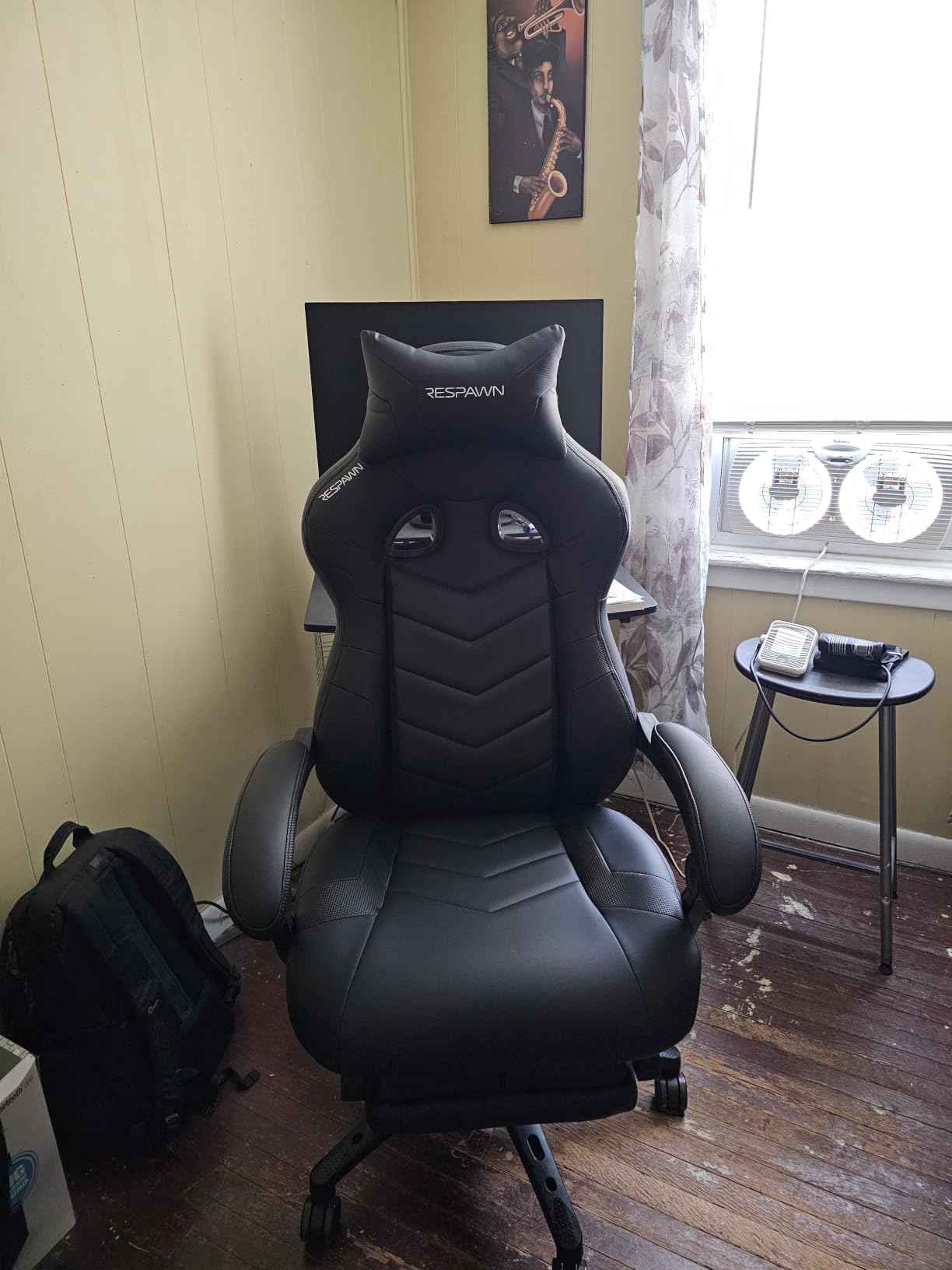Respawn 110 Pro Ergonomic Gaming Chair with Footrest and Recline | Ergonomic office chair comfort with footrest, lumbar support & 155° recline for work, gaming and relaxing. customer photo 2