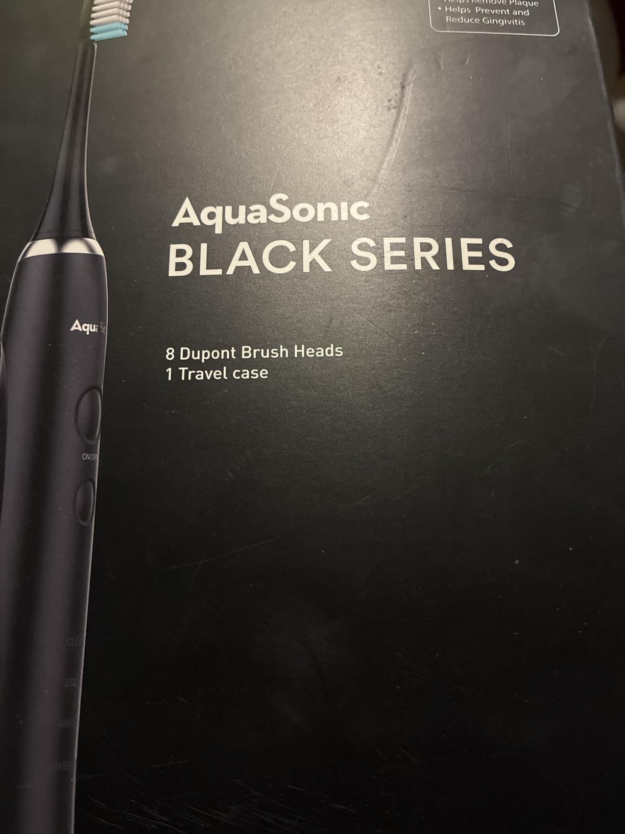 Aquasonic Black Series PRO - Ultra-Whitening Electric Toothbrush - 5 Modes & Smart Timers - Premium Travel Case & 6 Proflex Brush Heads - ADA Accepted Toothbrush customer photo 2