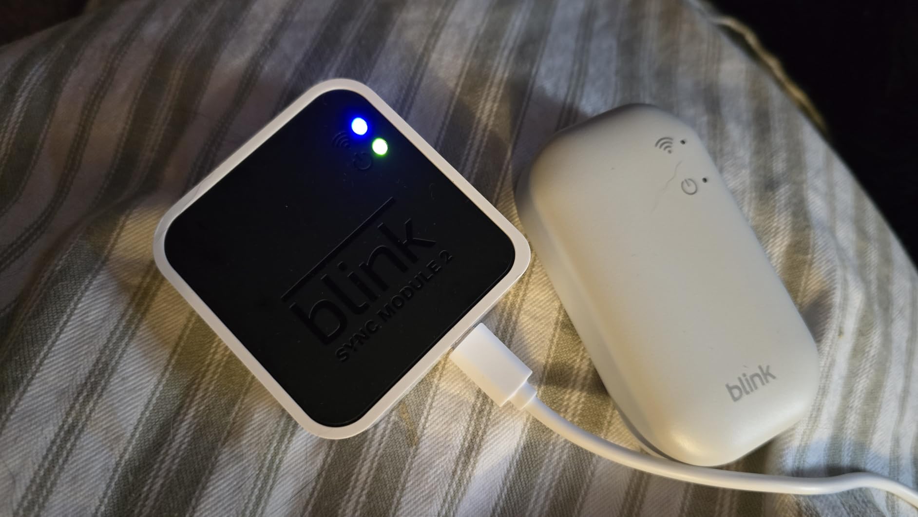 Blink Outdoor 4 - Wireless smart security camera, two-year battery life, 1080p HD day and infrared night live view, two-way talk. Sync Module Core included - 3 camera system customer photo 2