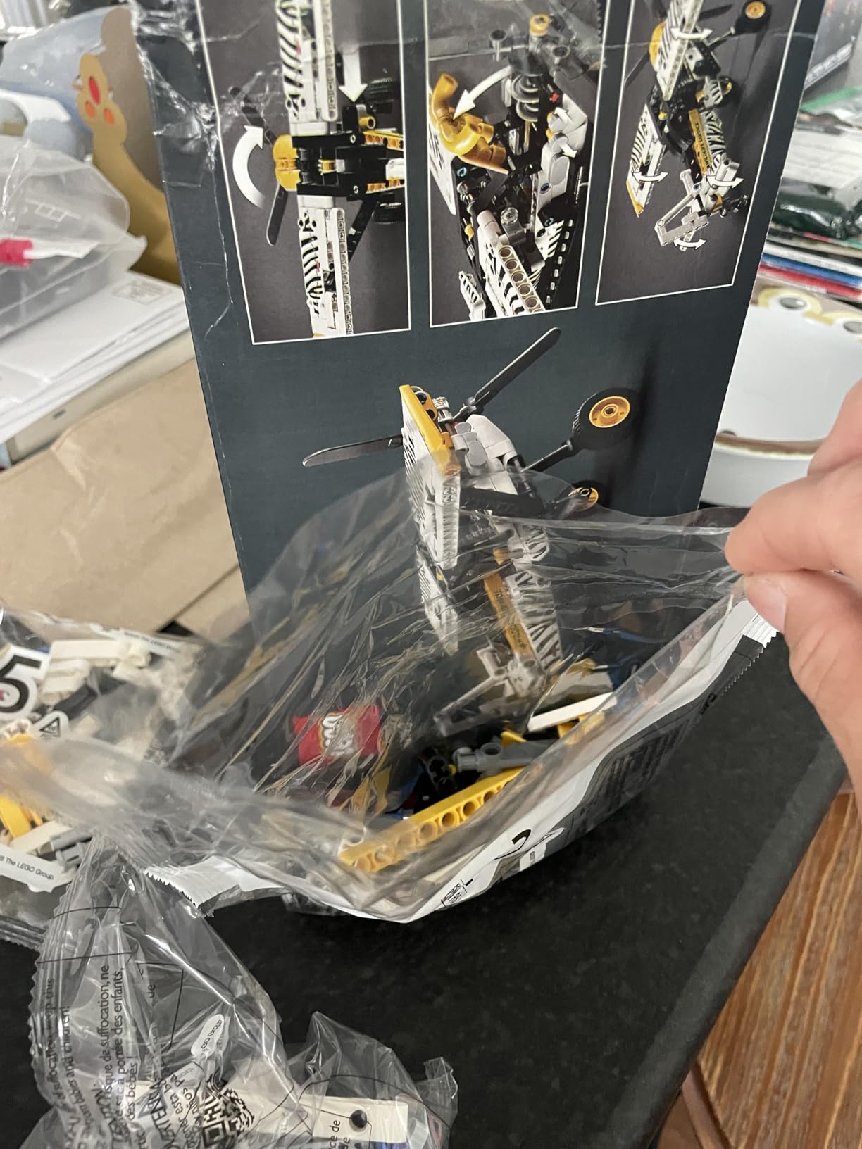 LEGO Technic Bush Plane Toy - Buildable Airplane Toy for Kids, Boys and Girls, Ages 8+ - Model Airplane Gift with Spinning Propeller, 4-Cylinder Piston Engine, and More - 42198 customer photo 2