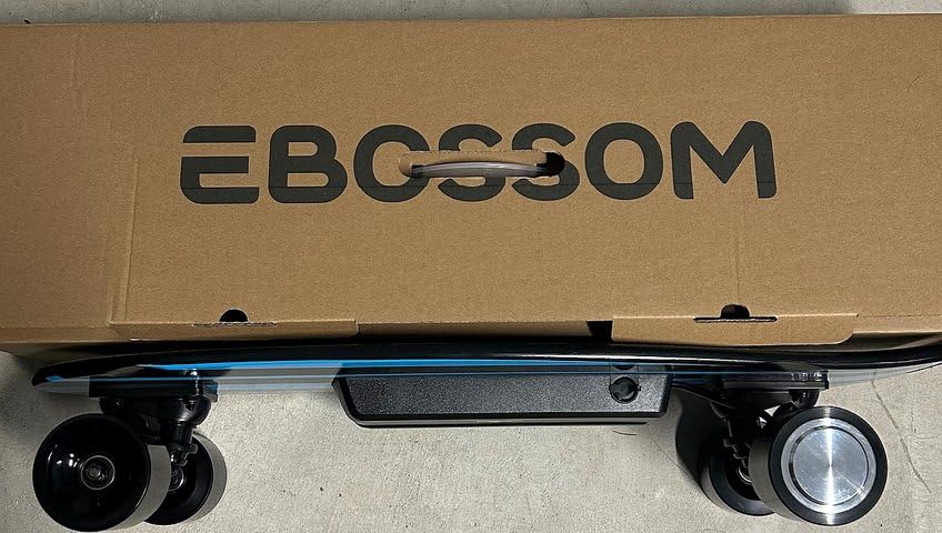 EBOSSOM Electric Skateboard with 350W Motor, 27