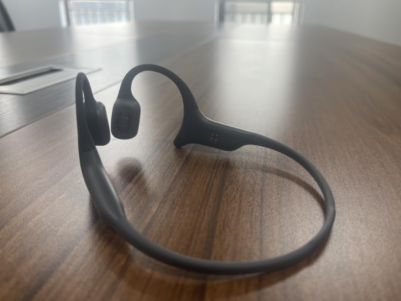 mojawa HaptiFit Terra Smart Sports Headphones, IP68, 32GB MP3 | Open-Ear Bone Conduction, AI Coach & HR Tracking, Waterproof for Swimming & Running, Black customer photo 2