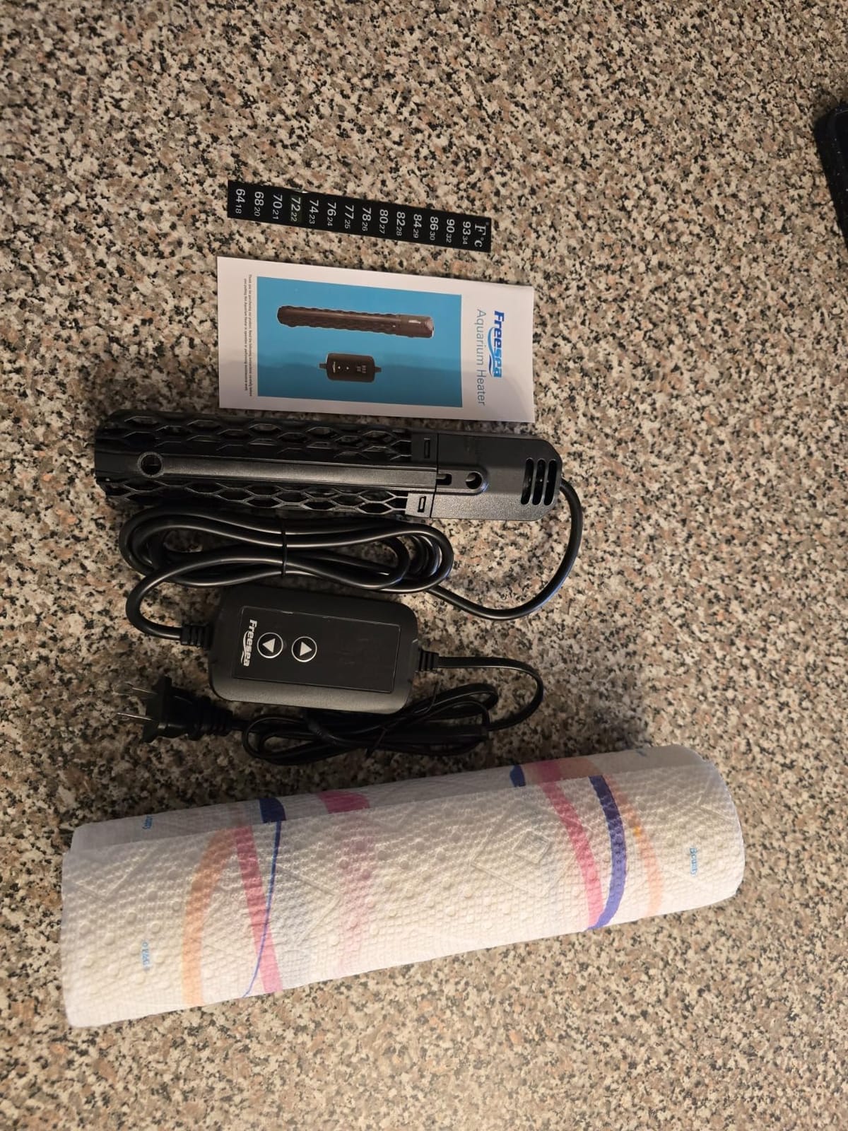 FREESEA Adjustable Aquarium Heater 20-50Gal: 200W with External Digital Controller customer photo 2