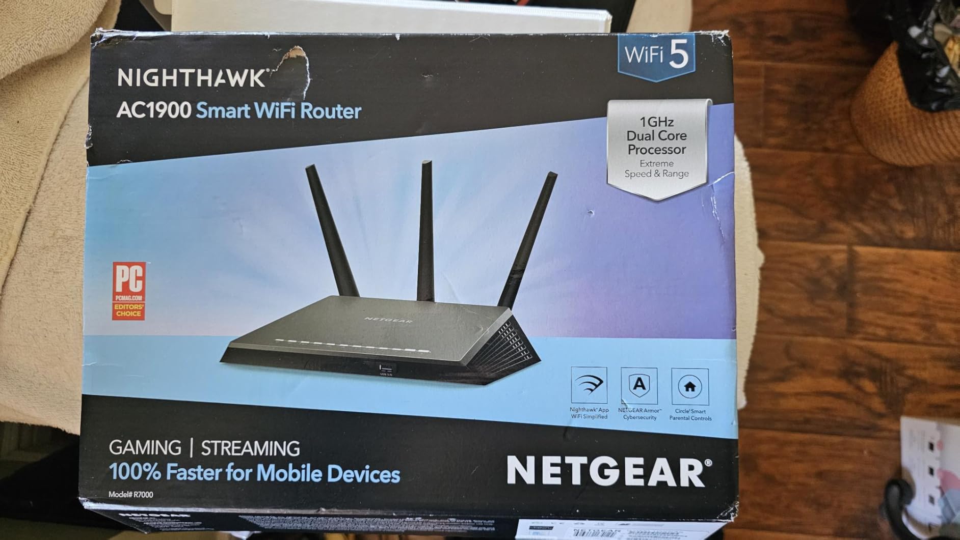 NETGEAR Nighthawk WiFi 6 Router (RAX36) - Router Only, AX3000 3 Gbps Wireless Speed - Dual-Band Gigabit Internet - Covers 2,000 sq. ft., 25 Devices - Built-in VPN, USB 3.0, Gaming customer photo 2