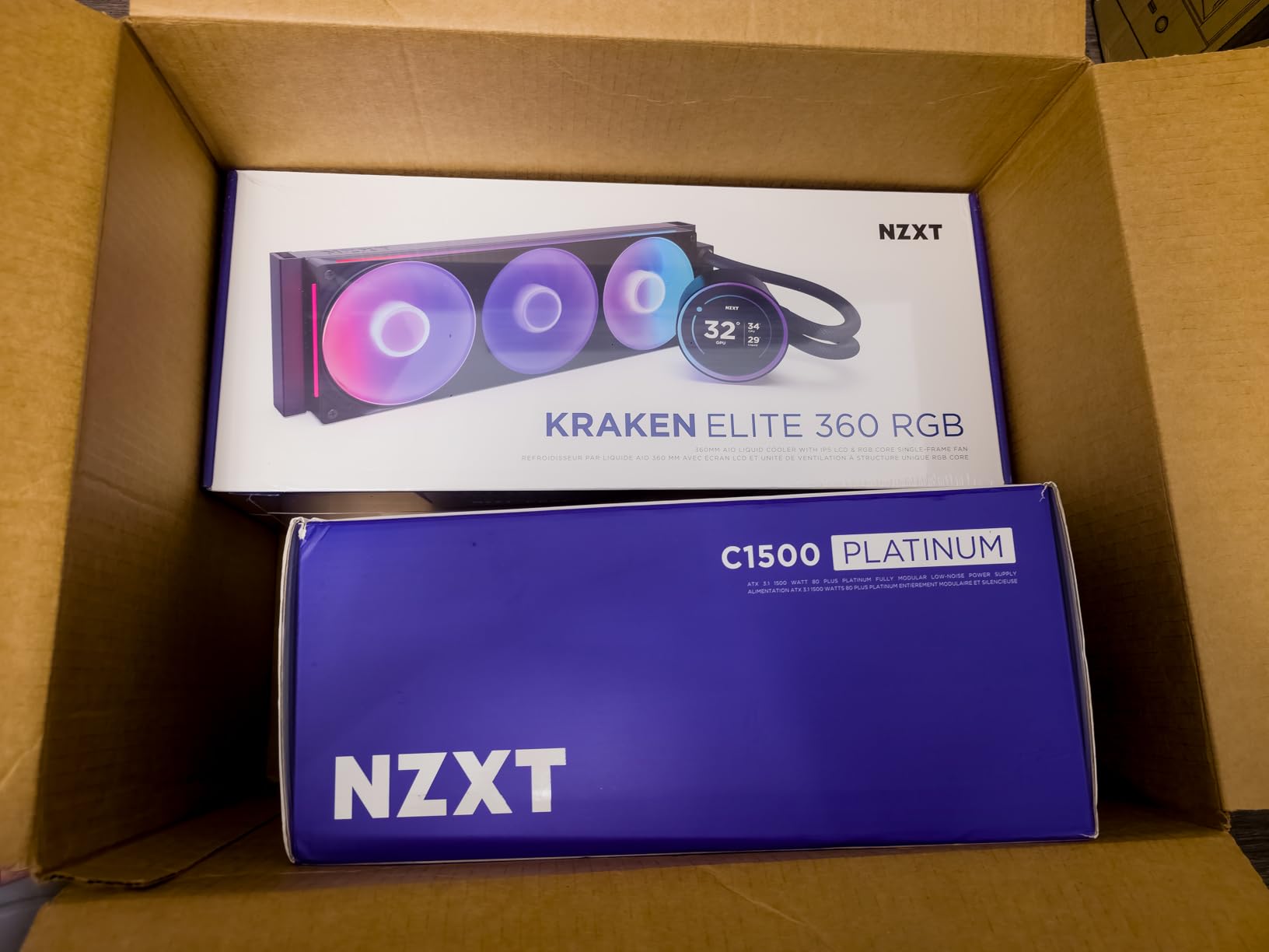 NZXT Kraken Elite 420 RGB - 420mm AIO CPU Cooler, LCD - Black | Flagship 420mm RGB AIO with 2.36-inch LCD and F420 RGB Core fan customer photo 2