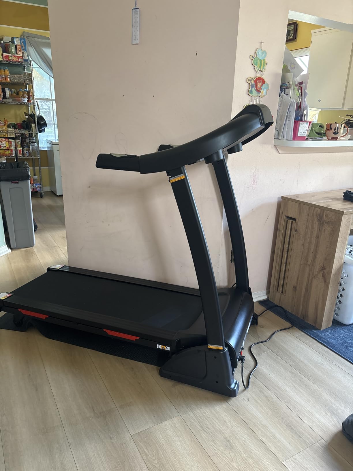 THERUN Incline Treadmill, Treadmills for Running and Walking, 400 lbs Weight Capacity Folding Treadmill with 0-16% Auto Incline, Wide Belt, 4.0 HP, App, Heart Rate customer photo 1