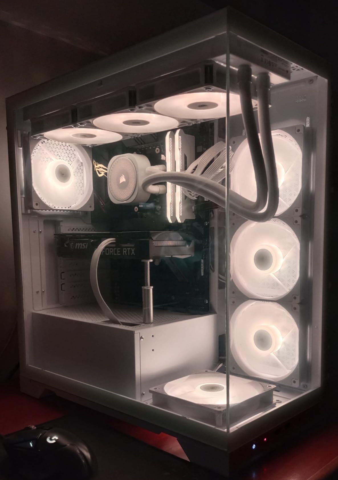Vetroo White 850W Power Supply, Dual PCIe 5.1 ATX 3.1 Ready | 80 Plus Gold Certified, Full Modular, Quiet Operation with 120mm FDB Fan, 10-Year Warranty customer photo 2