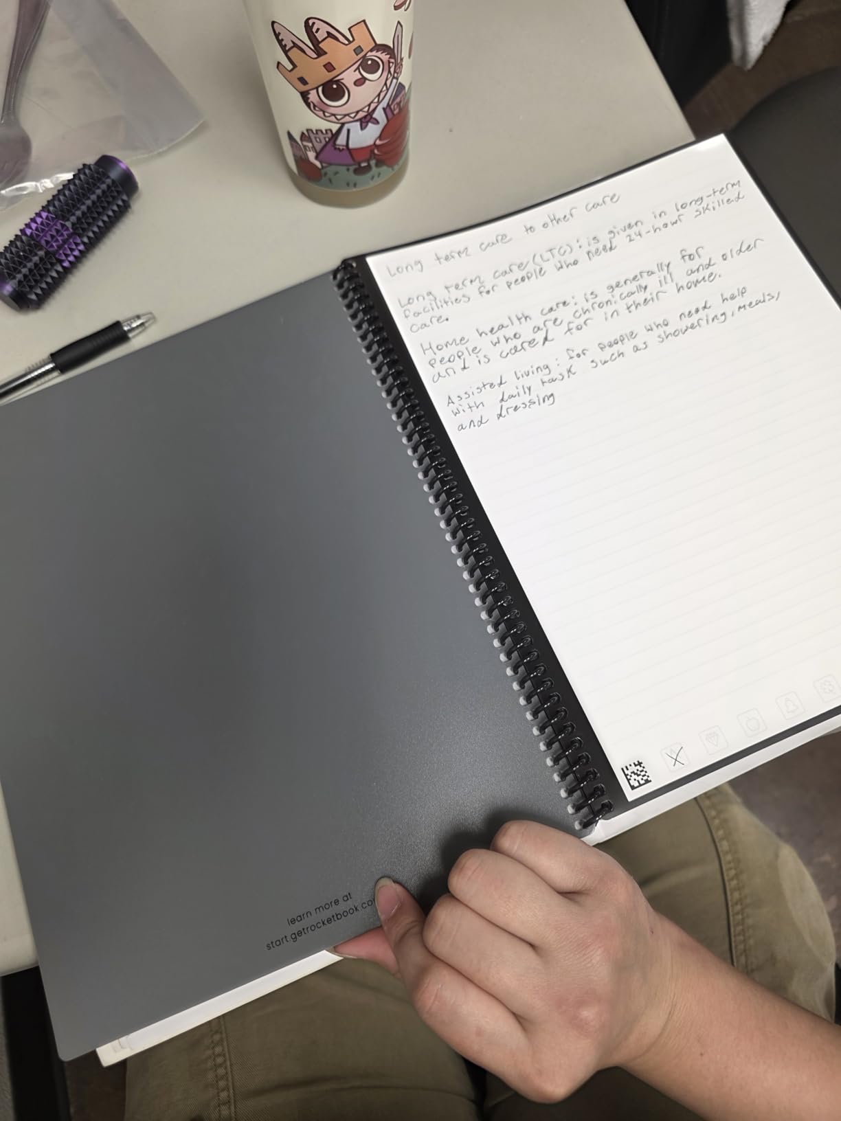 Rocketbook Core Reusable Smart Notebook, Letter Size 8.5x11 customer photo 1
