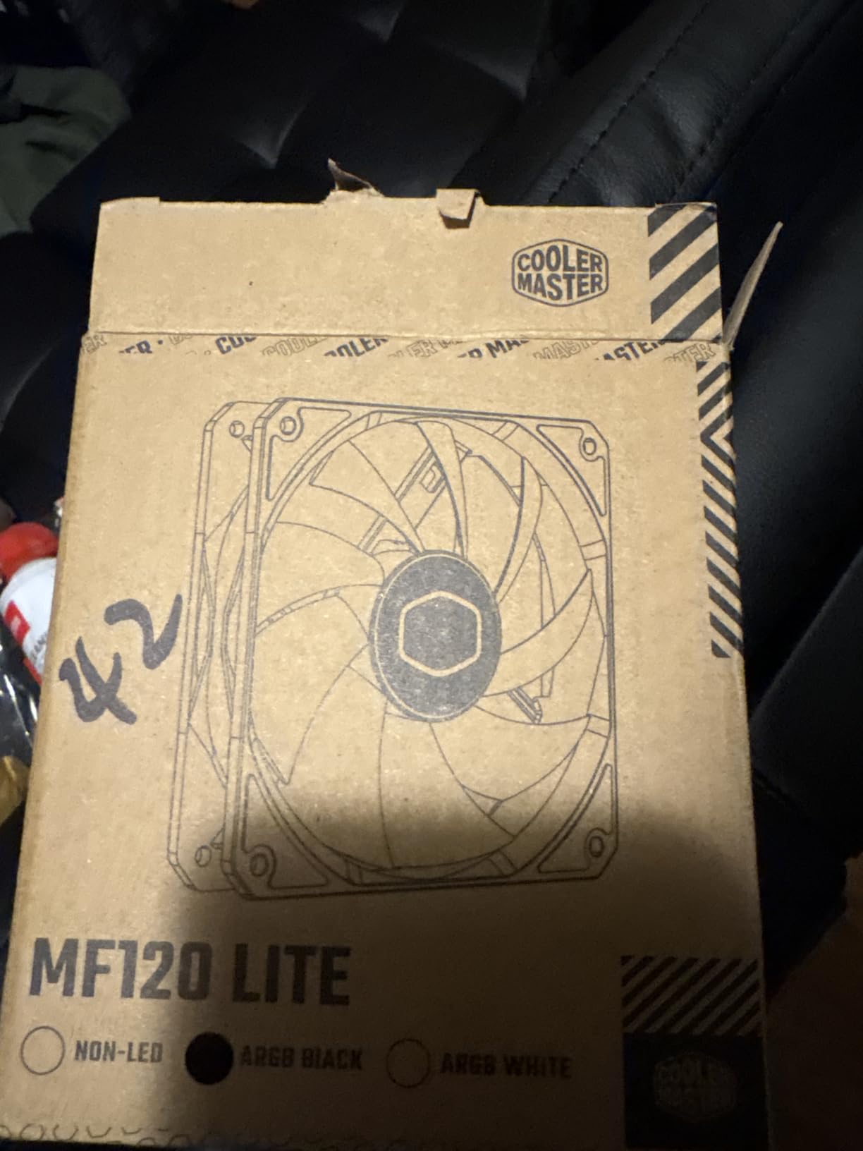 Cooler Master MF120 Lite 120mm 3-Pack PC Case Fan - aRGB Lighting, PWM 1750 RPM, Air Balance Blades customer photo 1