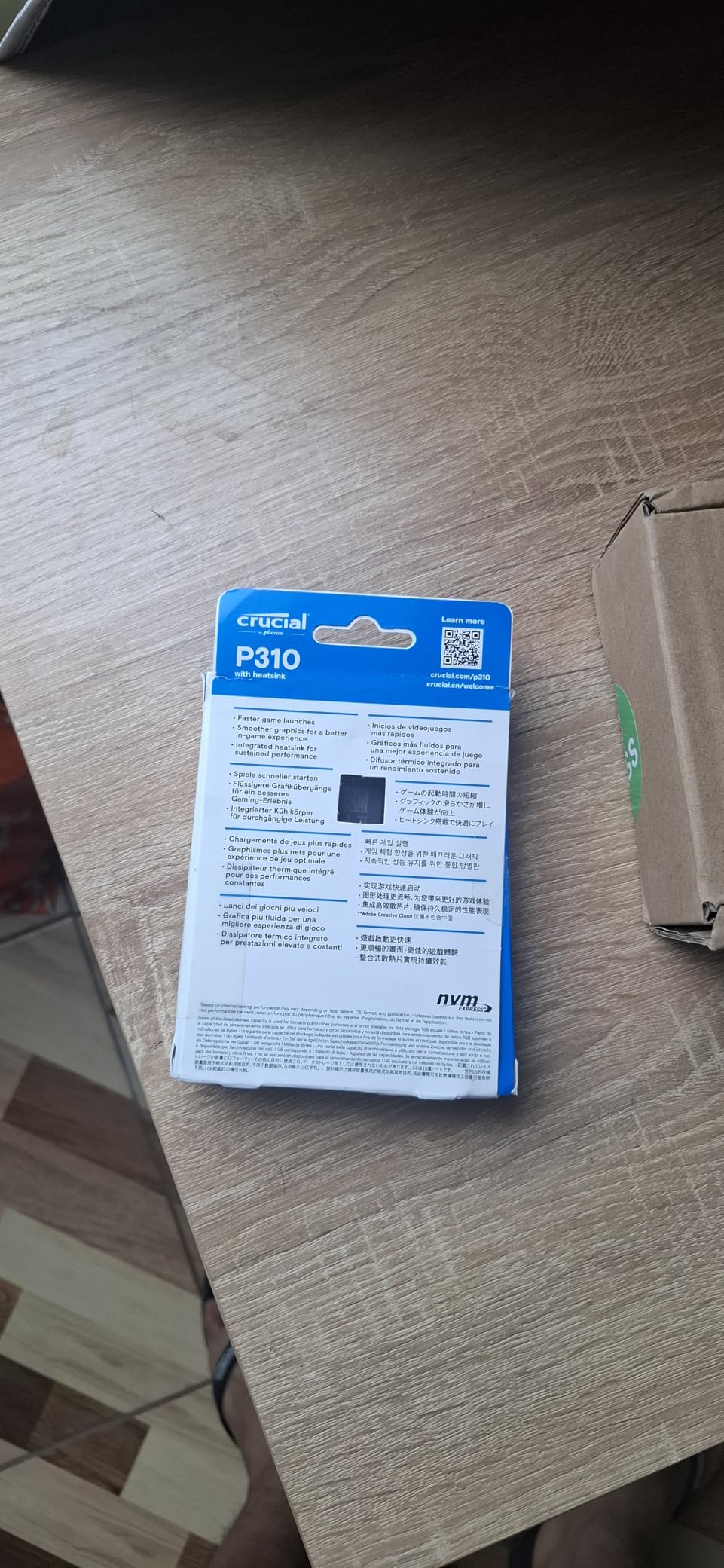 Crucial P310 2280 2TB PCIe Gen4 NVMe Gaming PS5 SSD with Heatsink, Up to 7,100MB/s customer photo 2