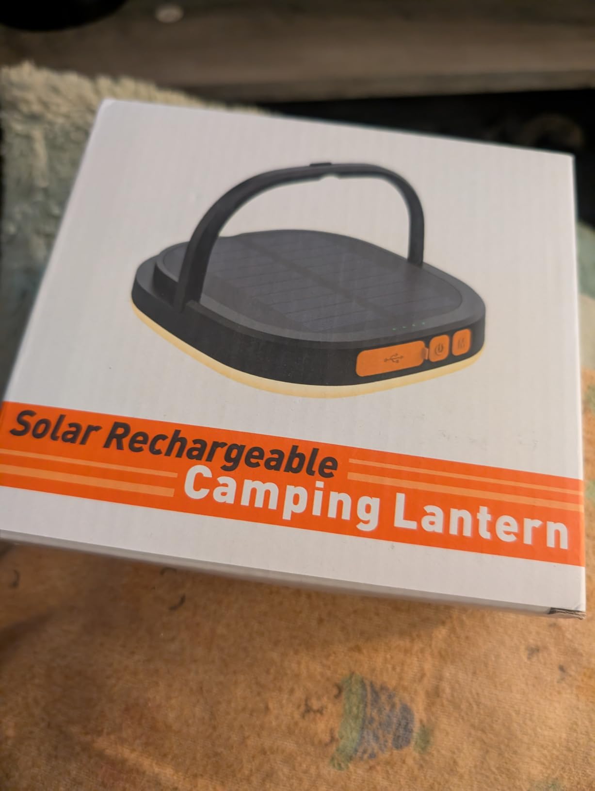 LED Camping Lantern, Solar Lanterns, 5000mAh Rechargeable Light 2000 Lumens 5 Light Modes, IP65 Waterproof with USB Charging - Lanterns for Power outages Hurricane, Hiking, Fish, Emergency, and Home customer photo 2