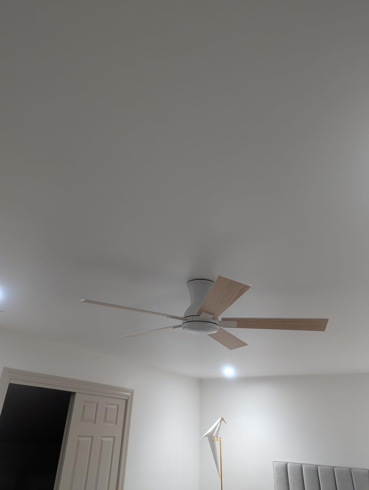 52 Inch Black Ceiling Fans with Lights and Remote | Cover Outdoor Ceiling Fan Reversible DC Motor, 6-Speed Quiet 3CCT for Indoor Bedroom, Living Room, Patios, ETL Listed customer photo 1