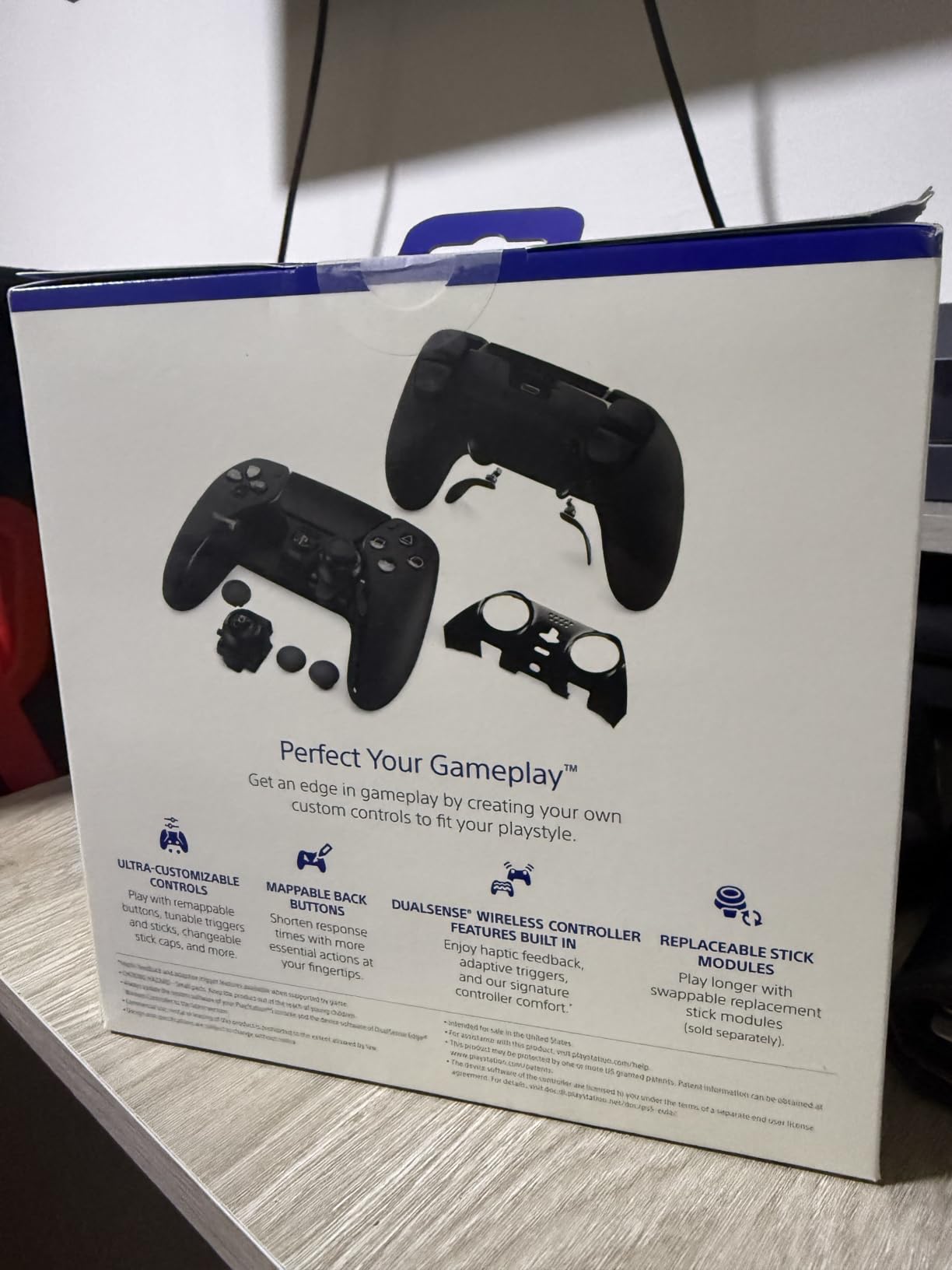 PlayStation DualSense Edge Wireless Controller - Midnight Black customer photo 1