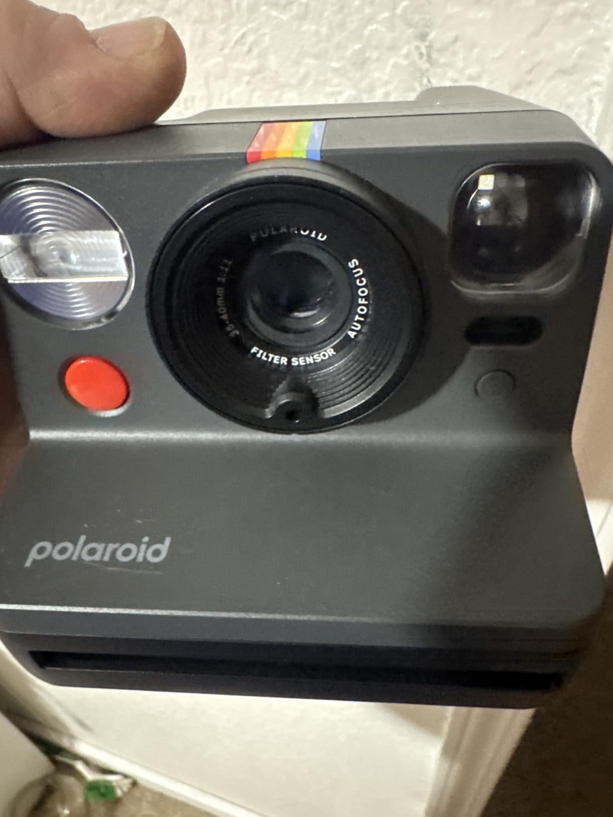 Polaroid Now 3rd Generation I-Type Instant Camera + Film Bundle - Now Black Camera + 16 Color Photos customer photo 2