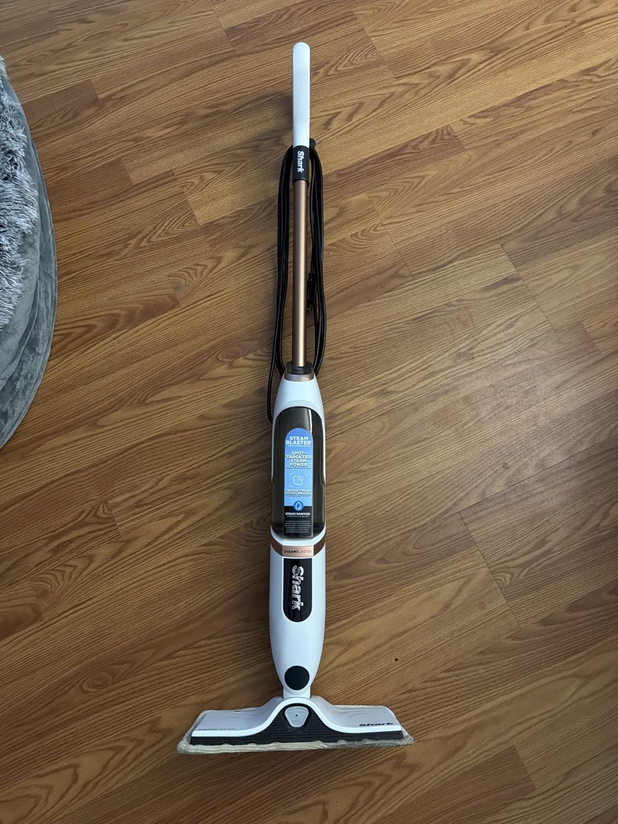 Shark SteamSpot Steam Mop with Steam Blaster Technology, 3 Steam Modes, 2 Washable Pads, XL Removable Water Tank, Lightweight, Steam Cleaner for sealed Hard Floors, Hardwood, Tile, Laminate, S2001 customer photo 2