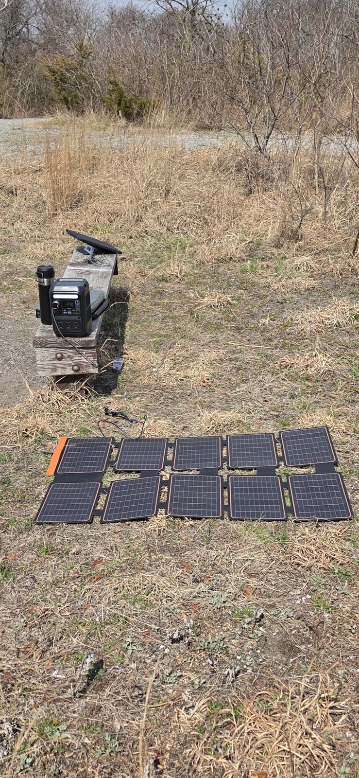 FlexSolar 100W Portable Solar Panels Chargers with PD3.0 USB-C, QC3.0 USB-A and DC Outputs Foldable IP67 Waterproof Power Emergency Camping for Small Power Station Generator, Phones, Power Banks customer photo 1