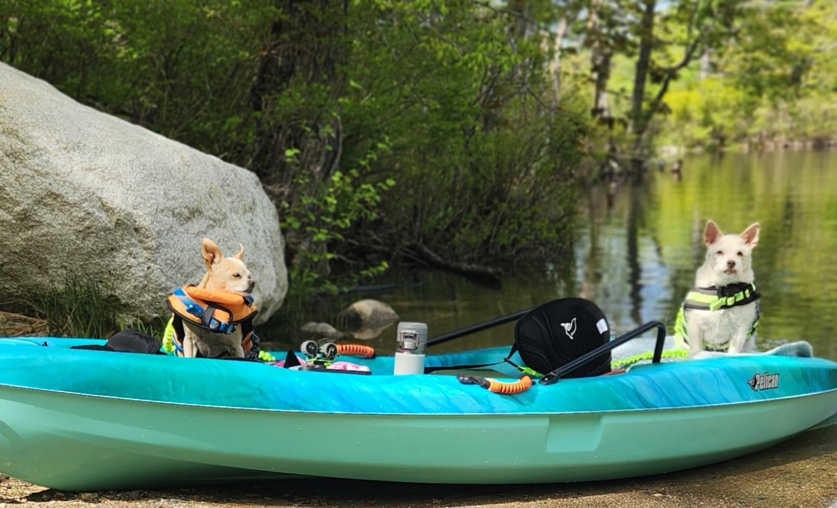 Pelican Seek 100X - Recreational Sit on top Kayak - Lightweight Smart Design - Adjustable Ergoform™ Seating System - 10 ft customer photo 1