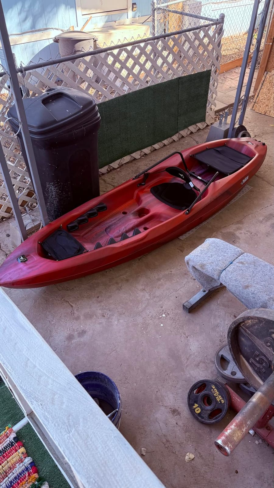 Pelican Seek 100X - Recreational Sit on top Kayak - Lightweight Smart Design - Adjustable Ergoform™ Seating System - 10 ft customer photo 2