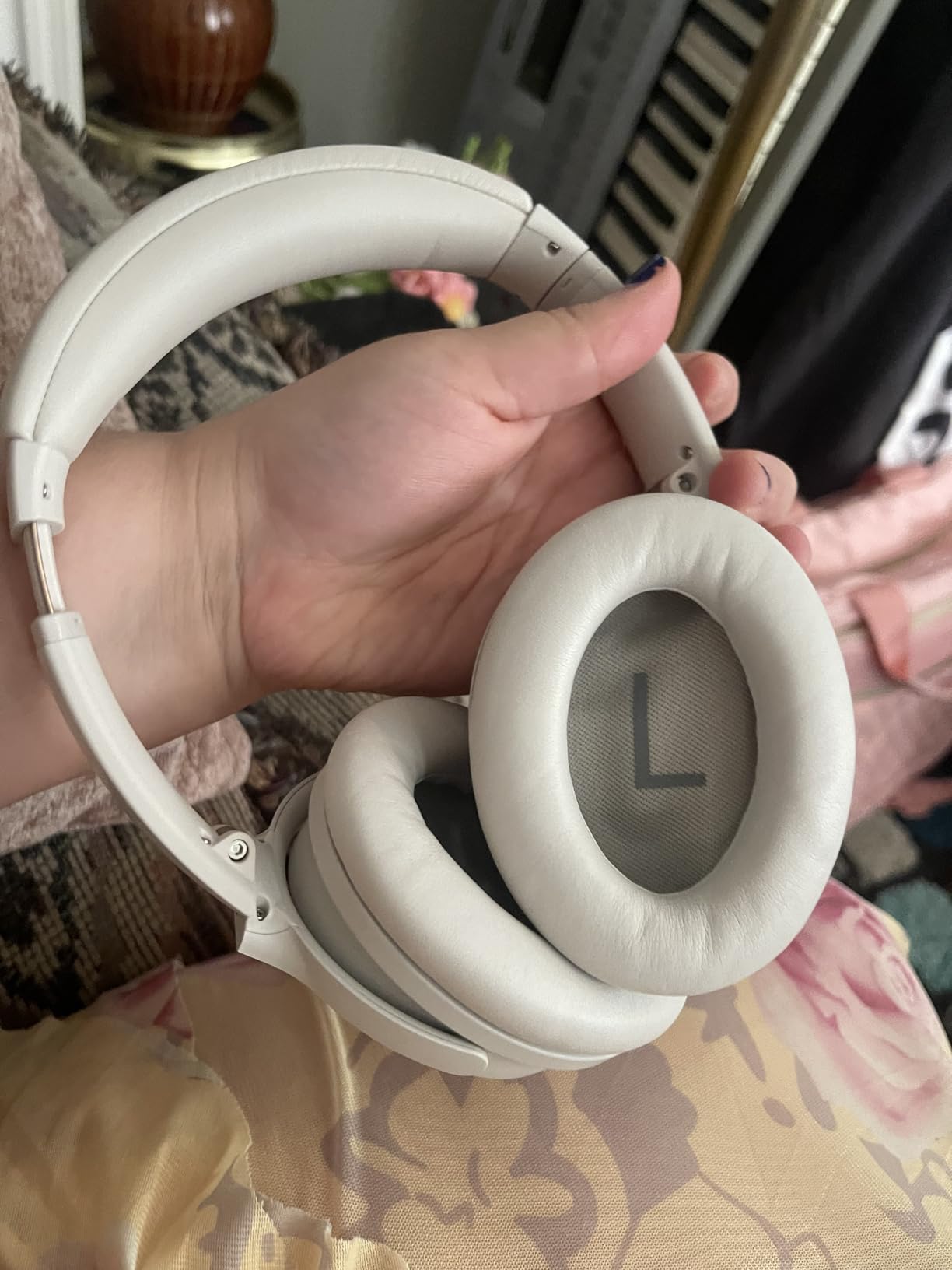 Bose QuietComfort Headphones - Wireless Bluetooth Headphones, Active Over Ear Noise Cancelling and Mic, USB-C Charging, Deep Bass, Up to 24 Hours of Playtime, Twilight Blue - Limited Edition Color customer photo 1