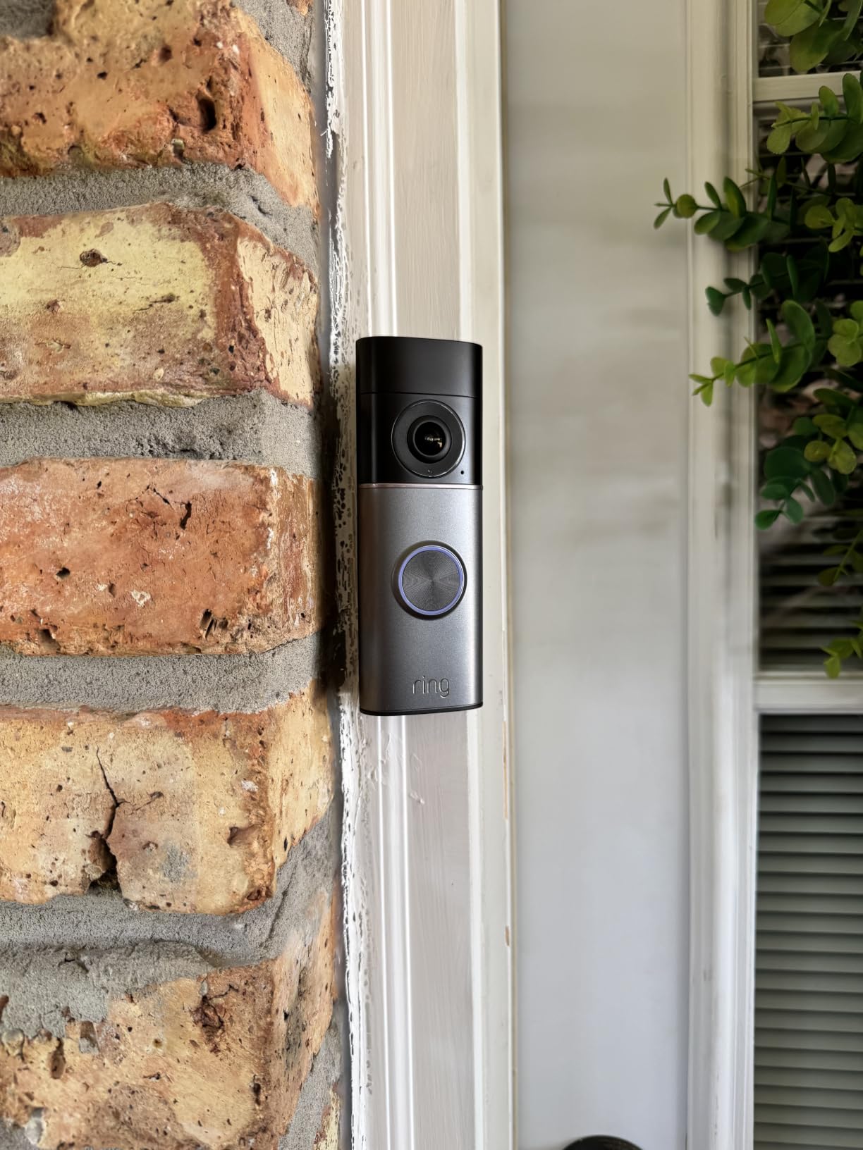 Ring Wired Doorbell Pro (newest model), Home or business security, Retinal 4K with wide-angle video, 10x Enhanced Zoom, and Low-Light Sight, Deep Silver customer photo 1