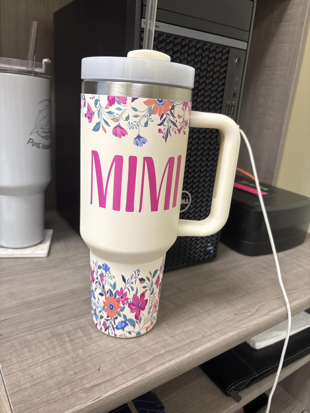 ROSTANTEN Grandma Gifts Birthday Gifts for Grandma | Best Grandma Gift from Granddaughter Grandson 40oz Travel Cup Insulated Tumbler with Lid & Straw customer photo 1