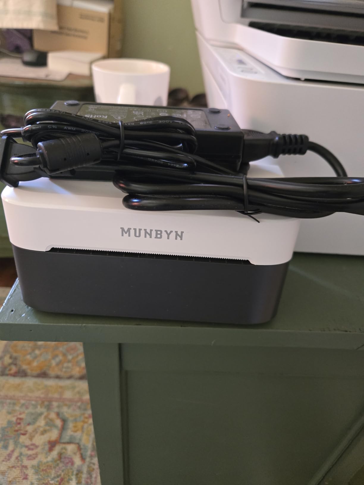 MUNBYN Bluetooth Thermal Label Printer RW403B, Wireless 4x6 Shipping Label Printer for Small Business, Compatible with Android, iPhone, Windows, Mac, Chromebook, Print Width 1.57