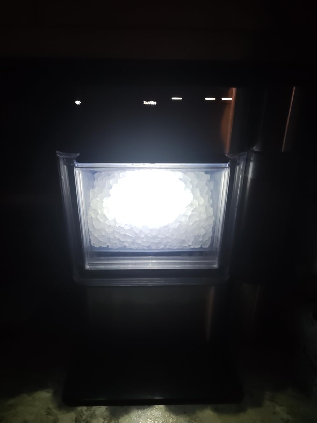 GE Profile Opal 2.0 Ultra Nugget Ice Maker with .75 Gallon Side Tank and Scale Inhibiting Filter, Scoop Included, 38 lbs in 24 Hours, Pellet Ice Machine with WiFi & Smart Connected, Stainless Steel customer photo 2