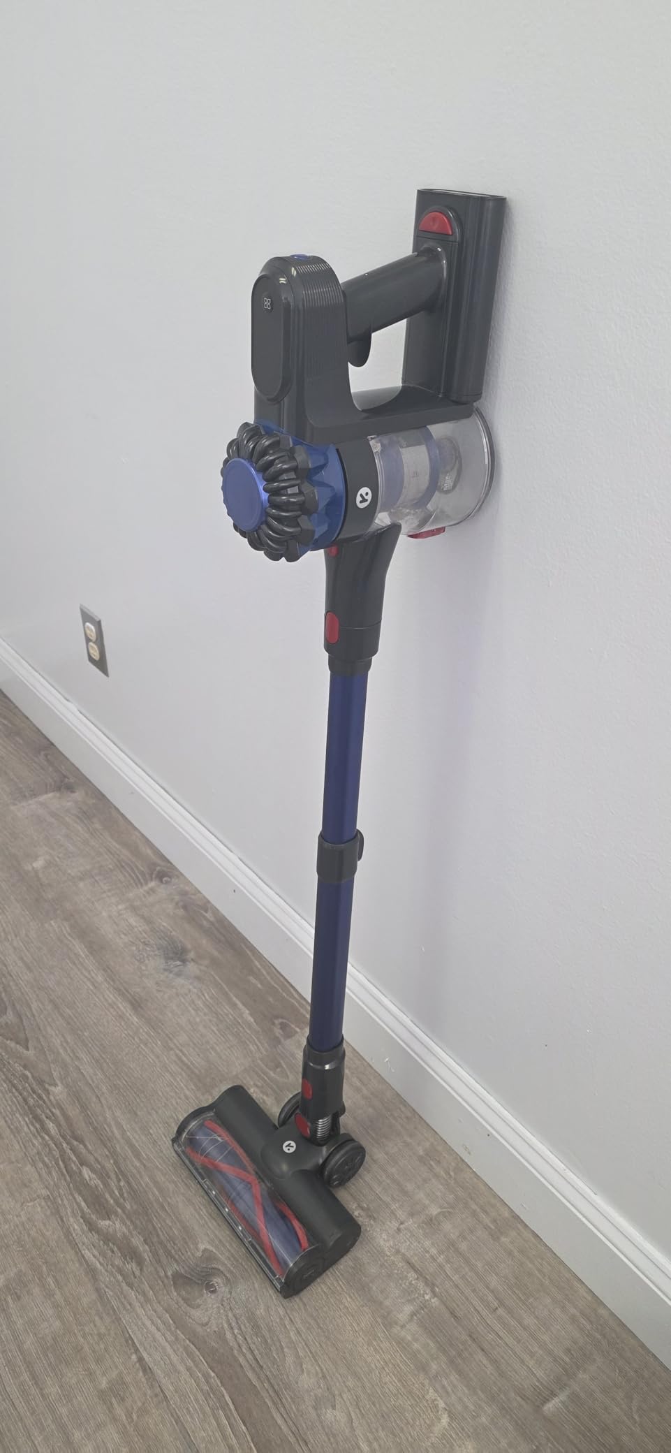 KARDV Cordless Vacuum Cleaner, 500W/40Kpa Vacuum Cleaners for Home, 60Mins Stick Vacuum with LED Display, Anti-Tangle & Wall Mount Charging, 8 in 1 Lightweight Vacuum for Hard Floors Carpet Pet Hair customer photo 2