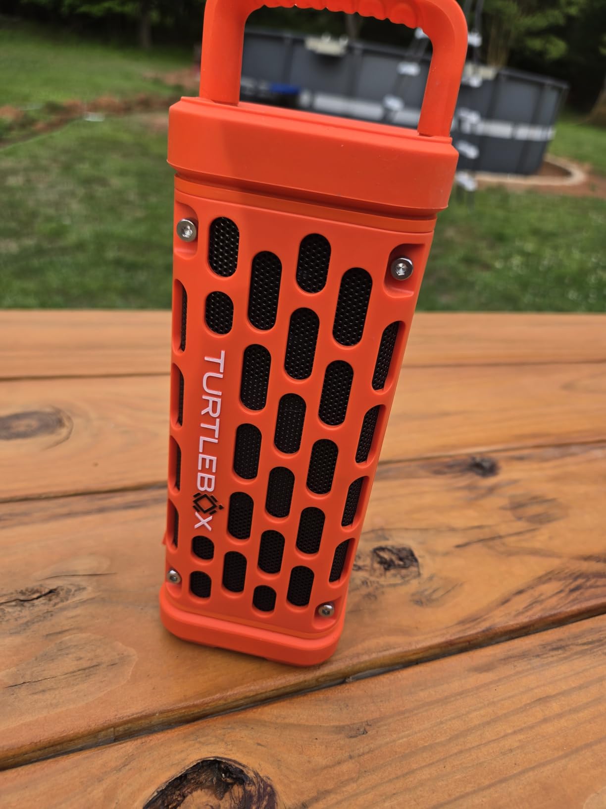 Turtlebox Ranger, Ultra-Portable Bluetooth Speaker, Waterproof, Tan, Built For The Outdoors, Plays to 105dB, IP-67, 12hr+ Battery Life, Magnetic Mounts, Unlimited Pairing for Full Stereo, 2.4lbs customer photo 1