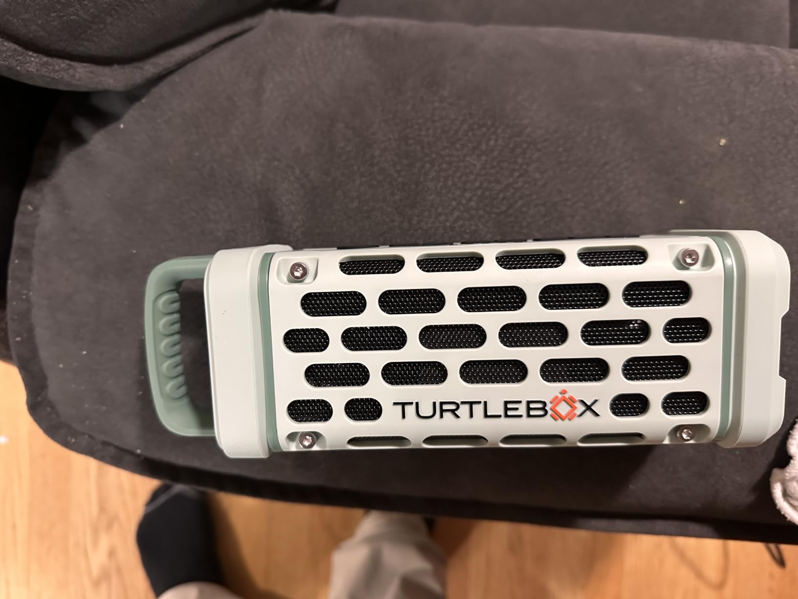 Turtlebox Ranger, Ultra-Portable Bluetooth Speaker, Waterproof, Tan, Built For The Outdoors, Plays to 105dB, IP-67, 12hr+ Battery Life, Magnetic Mounts, Unlimited Pairing for Full Stereo, 2.4lbs customer photo 2