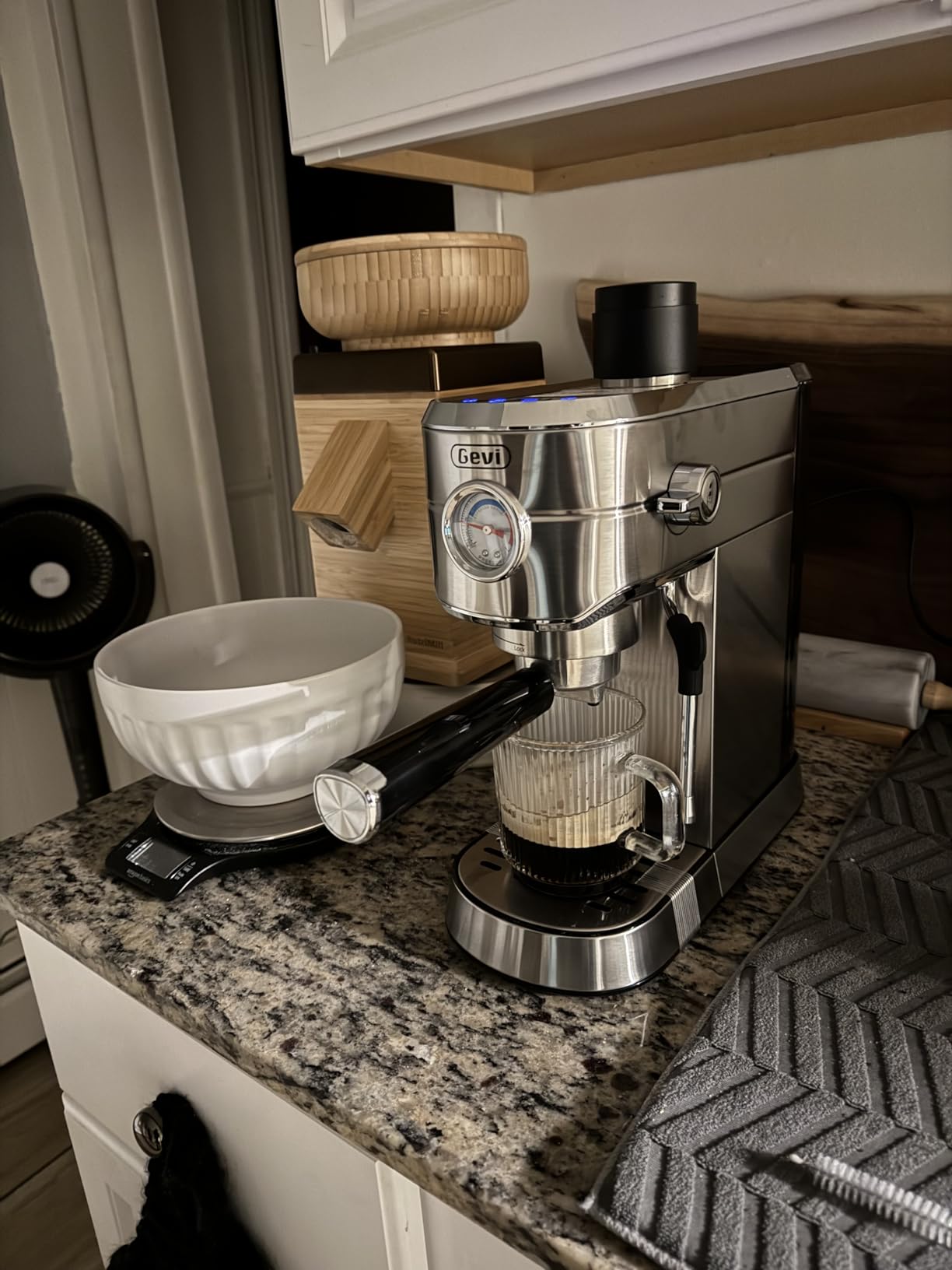 Gevi 20 Bar Compact Espresso Machine for Home, Latte, Cappuccino Coffee Maker | BPA-free; 34oz Water Tank; Built-in Pressure Gauge; with Compatible Accessories; Can Make Americano; Easy to Clean; with Steam Wand customer photo 1