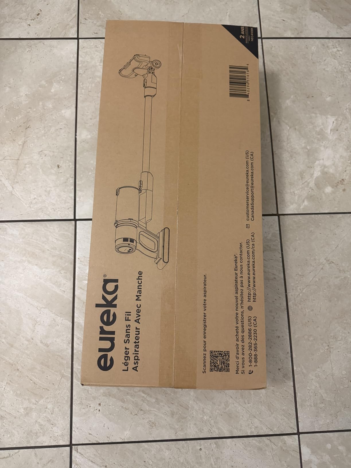 Eureka Cordless Vacuum - 20.3kPa Powerful Suction, Detachable Battery, Up to 50-Min, 5.5 lbs Lightweight, 5-Stage HEPA Filtration for allergies, Ideal for Pet Hair & Hardwood & Carpet, ReactiClean 410 customer photo 1