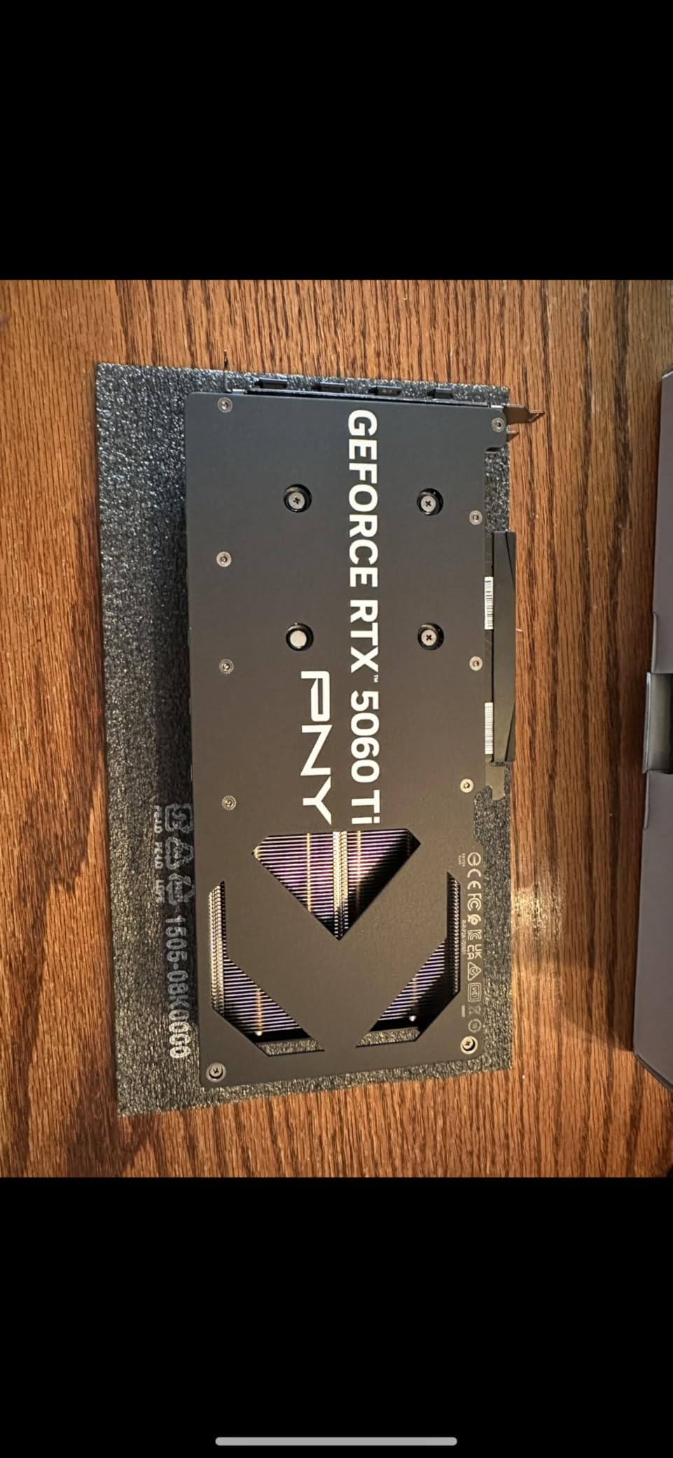 PNY NVIDIA GeForce RTX 5060 Ti OC Dual Fan, Graphics Card (16GB GDDR7, 128-bit, Boost Speed: 2692 MHz, SFF-Ready, PCIe 5.0, HDMI/DP 2.1, 2-Slot, NVIDIA Blackwell Architecture, DLSS 4) customer photo 1