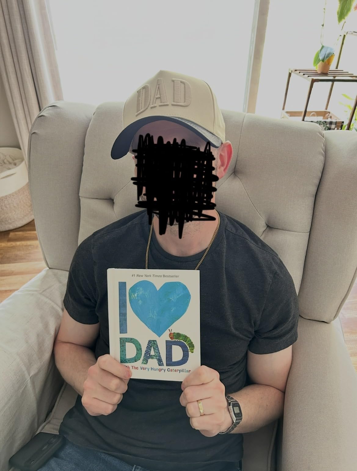 Dad Hats for Men, Vintage Two Tone Hat, New Dad Gifts for Husband, Fathers Day Birthday Gifts from Daughter Son Wife customer photo 1